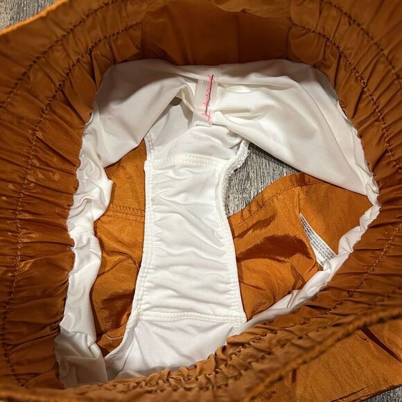 Free People Way Home Short Russet Orange Size Small - Picture 6 of 7